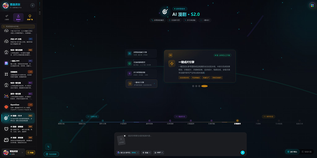 AI漫剧连续帧效果